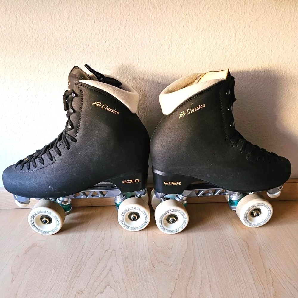 VTG Edea Classica Roller Skates Artistic Rhythm Dance Roll-Line Elite Wheels 9.5